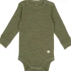 Clearance ullbody til baby og småbarn, Oliven Ullbody Og Ullgensere Baby | Ullbodyer Baby Gutt