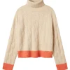 Discount Nlfbridast strikket genser til barn, Antique White Gensere Jente 8-16 År | Gensere & Overdeler Gutt