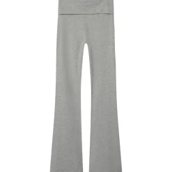Sale Nlfdicte Bootcut bukse til barn, Light Grey Melange Bukser Jente 8-16 År | Bukser Baby Gutt