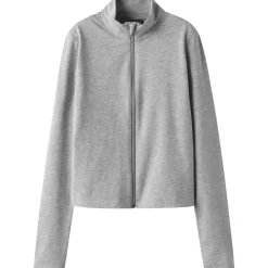 Online Nlfdicte zip-jakke til barn, Light Grey Melange Gensere Jente 8-16 År | Gensere & Overdeler Gutt