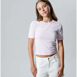 Outlet Nlffaca t-skjorte tl barn, Pink Tulle T-skjorte Jente 8-16 År | T-skjorter & Singleter Jente