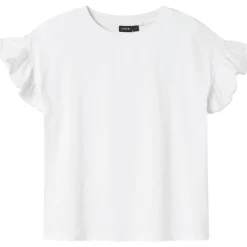 Outlet Nlffang t-skjorte til barn, Bright White T-skjorte Jente 8-16 År | T-skjorter & Singleter Jente