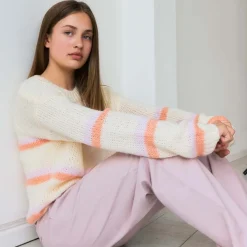 Sale Nlffow strikket genser til barn, Antique White Gensere Jente 8-16 År | Gensere & Overdeler Gutt