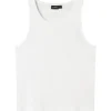 Fashion Nlfhinaja tank-top til barn, Bright White T-skjorte Jente 8-16 År | T-skjorter & Singleter Jente