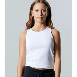 Fashion Nlfhinaja tank-top til barn, Bright White T-skjorte Jente 8-16 År | T-skjorter & Singleter Jente