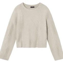 Clearance Nlflodet strikket genser til barn, Turtledove Gensere Jente 8-16 År | Gensere & Overdeler Gutt