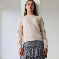 Outlet Nlflodet strikket genser til barn, Pink Marshmallow Gensere Jente 8-16 År | Gensere & Overdeler Gutt