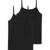 Online Nlfnove 2-pack singlet til barn, Black T-skjorte Jente 8-16 År | T-skjorter & Singleter Jente