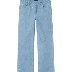 Discount Nlfsyzza wide jeans, Medium Blue Denim Bukser Jente 8-16 År | Bukser Baby Gutt