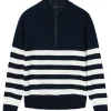 Fashion Nurjo half-zip genser til ungdom, dark sapphire Gensere Gutt 8-16 År | Gensere & Overdeler Gutt
