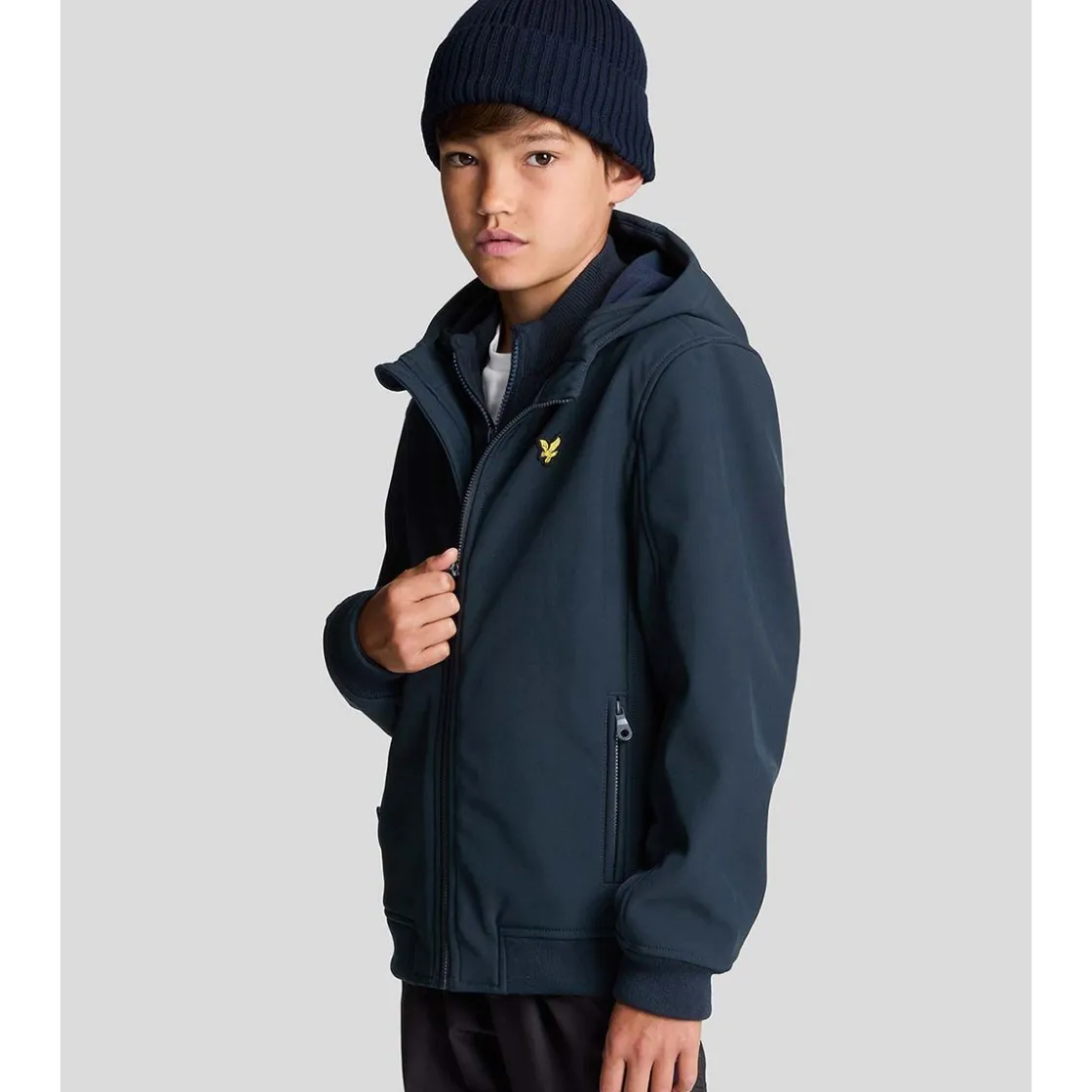 Hot softshelljakke til barn, dark navy Jakker Barn