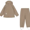 Hot Reinar regnsett til barn, grey brown Regntøy Barn | Regntøy & Allværsbukser Baby