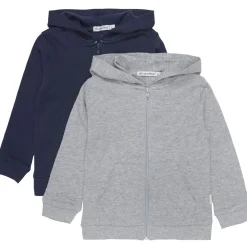 New 2 pack zip jakke til barn, Grey Melange Gensere Gutt 8-16 År | Gensere & Overdeler Gutt