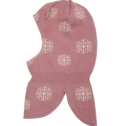 Outlet balaclava til barn, dusty rose mønster Vinterluer Barn | Vinterluer Baby