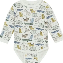 Online body m/dyreprint, Marshmallow White Bodyer Baby Jente | Bodyer Baby Gutt