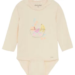New body m/print, White Swan Bodyer Baby Jente