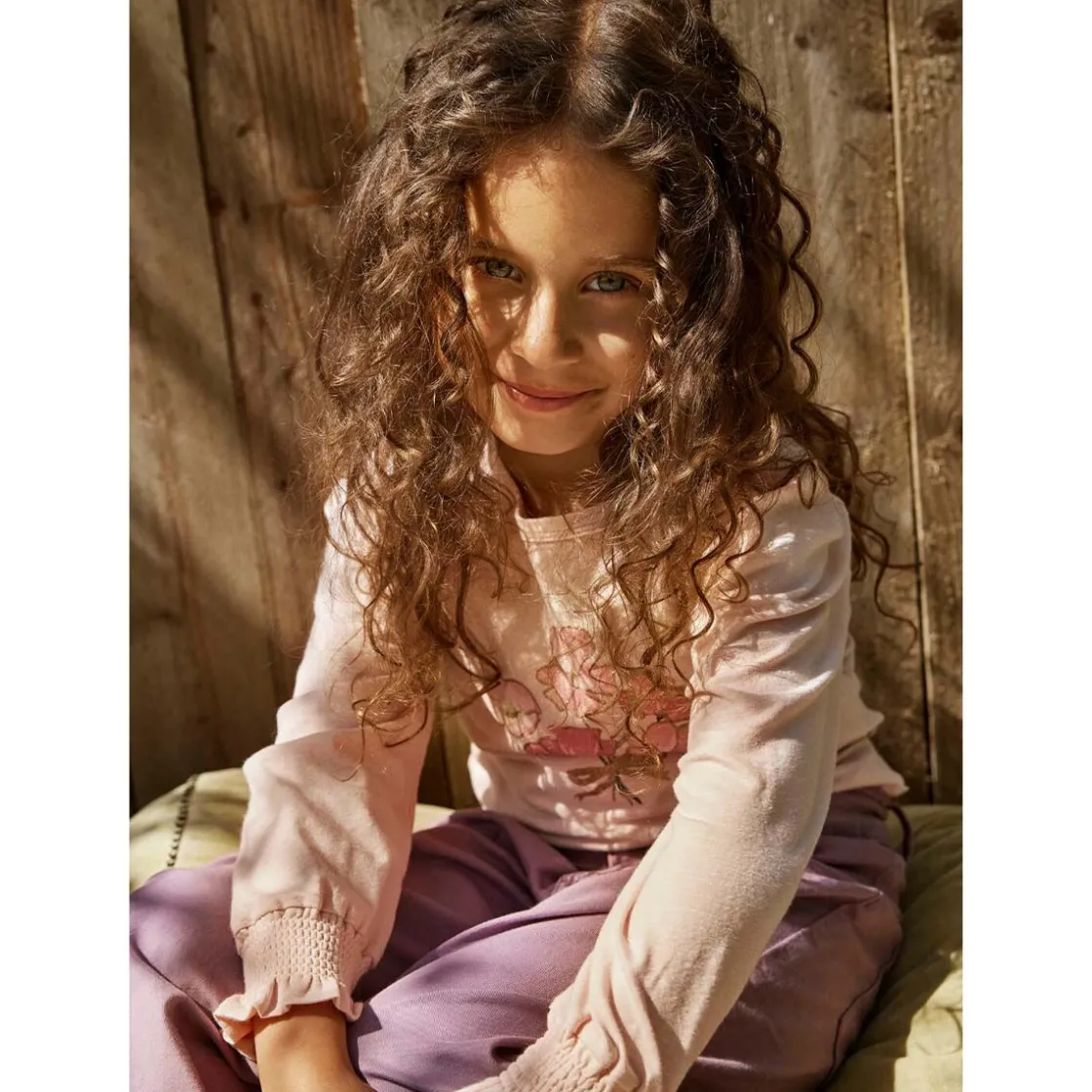 Fashion genser m/print til barn, Peach Whip Gensere Jente 8-16 År | Gensere & Overdeler Gutt