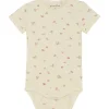 Hot kortermet body i bambus, Strawberry Ice Kortermet Baby Jente | Bodyer Baby Jente