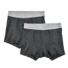 Sale 2-pack boxer i bambus til barn, Dark Grey Melange Undertøy Gutt 8-16 År | Undertøy Gutt