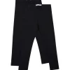 Discount 2-pack leggings til barn, Anthracite Black Bukser Jente 8-16 År | Bukser Baby Gutt