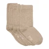 Outlet 5-pack sokker til barn, Silver Mink Melange Sokker Jente 8- 16 År | Sokker Jente