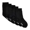 New 5-pack sokker til barn, Black Sokker Jente 8- 16 År | Sokker Jente