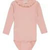 Fashion Rib body, Misty Rose Penklær Baby Jente | Penklær Baby Gutt