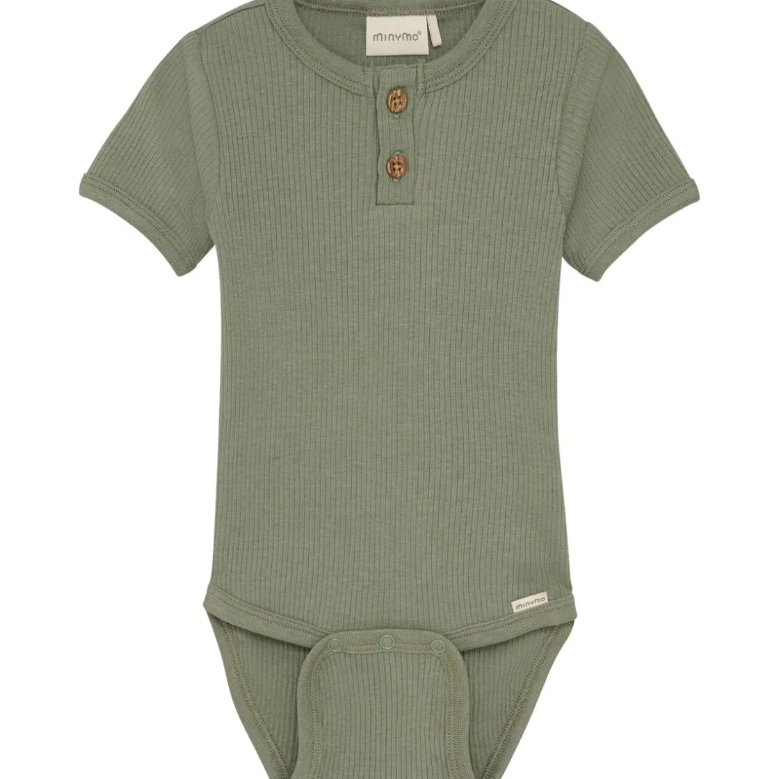 Outlet Rib kortermet body, Sea Spray Kort | Kortermet Baby Gutt