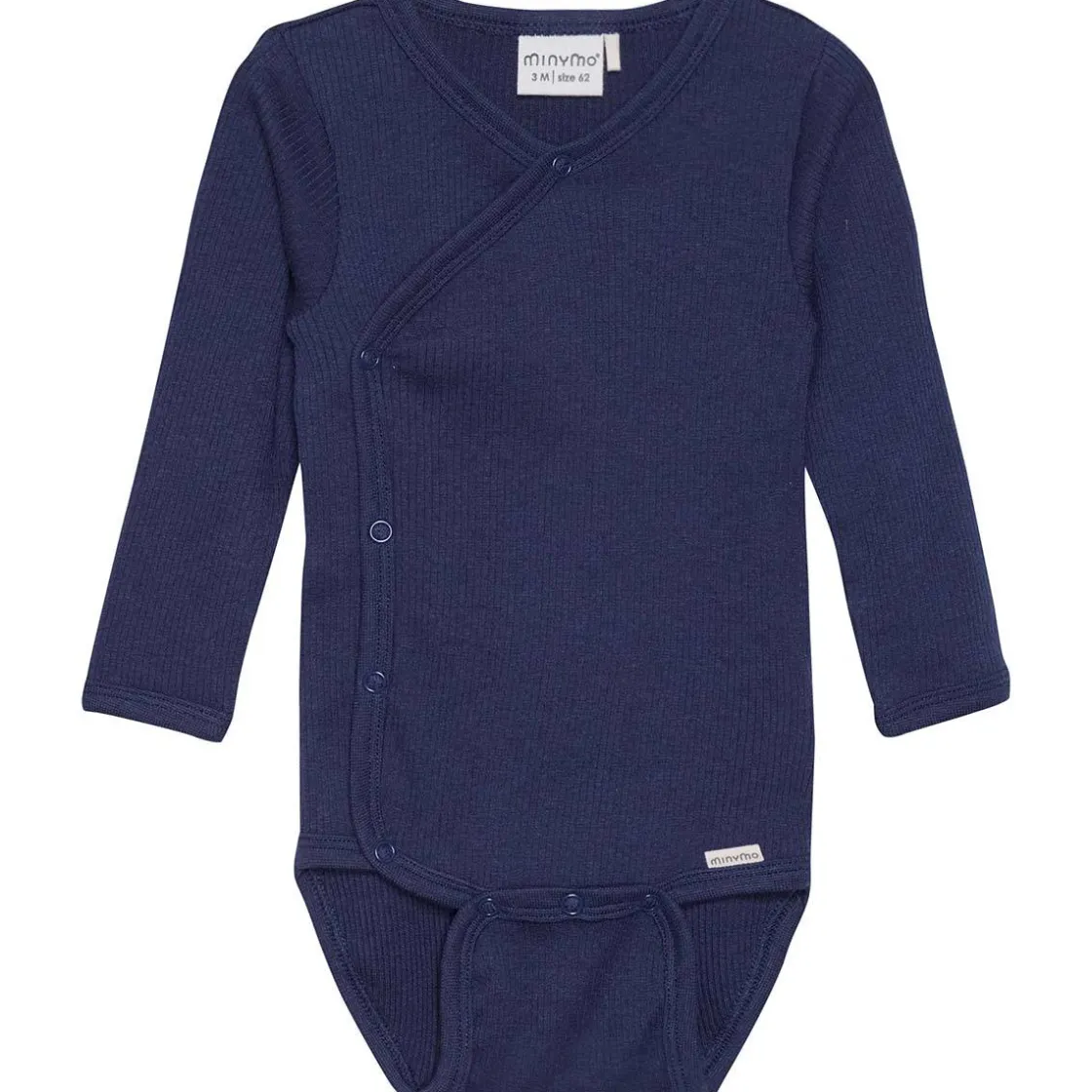 Outlet Rib omslagsbody, Dark Navy Bodyer Baby Jente | Bodyer Baby Gutt