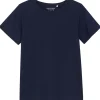 Hot t-skjorte i bambus til barn, Dark Navy T-skjorte Jente 8-16 År | T-skjorte Gutt 8-16 År