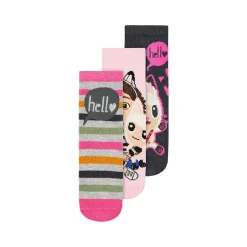 Hot Ambre 3-pack Gabby sokker, papfait pink Sokker Jente | Sokker Baby Jente