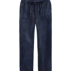New Dalone velourbukse til barn, dark sapphire Bukser Jente 8-16 År | Bukser Baby Gutt