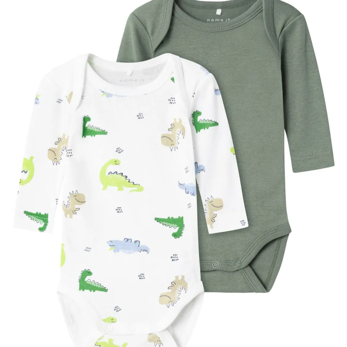 Hot Dino 2-pack body, laurel wreath Bodyer Baby Jente | Bodyer Baby Gutt