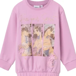 New Farina Spirit sweatshirt, pastel lavendel Gensere & Overdeler Jente | Gensere & Overdeler Gutt