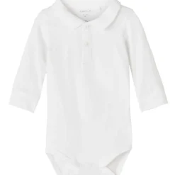 Clearance Holger body med krage, bright white Penklær Gutt | Skjorter Gutt