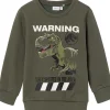 Hot Nat Jurassic sweatshirt til småbarn, beetle Gensere & Overdeler Gutt | Gensere Baby Gutt
