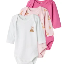 Online Nbfbody Deer 3-pack body, Ibis Rose Bodyer Baby Jente