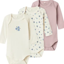 Outlet Nbfbody 3-pack body, Jet Stream Bodyer Baby Jente