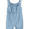 Clearance Nbfhill jumpsuit til baby, Light Blue Denim Penklær Jente | Penklær Baby Jente