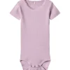 Hot Nbfkab kortermet body, Winsome Orchid Kortermet Baby Jente | Bodyer Baby Jente