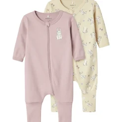 Hot Nbfnightsuit 2-pack pyjamas/heldress, Summer Sand Heldresser & Pyjamaser Jente