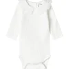Clearance Nbfolba body, Bright White Juleantrekk Til Baby Jente | Penklær Baby Jente