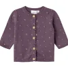 Best Nbfonema strikket cardigan til baby, Arctic Dusk Penklær Baby Jente | Penklær Baby Gutt
