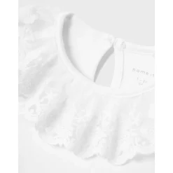 Clearance Nbfrilda body, Bright White Juleantrekk Til Baby Jente | Penklær Baby Jente