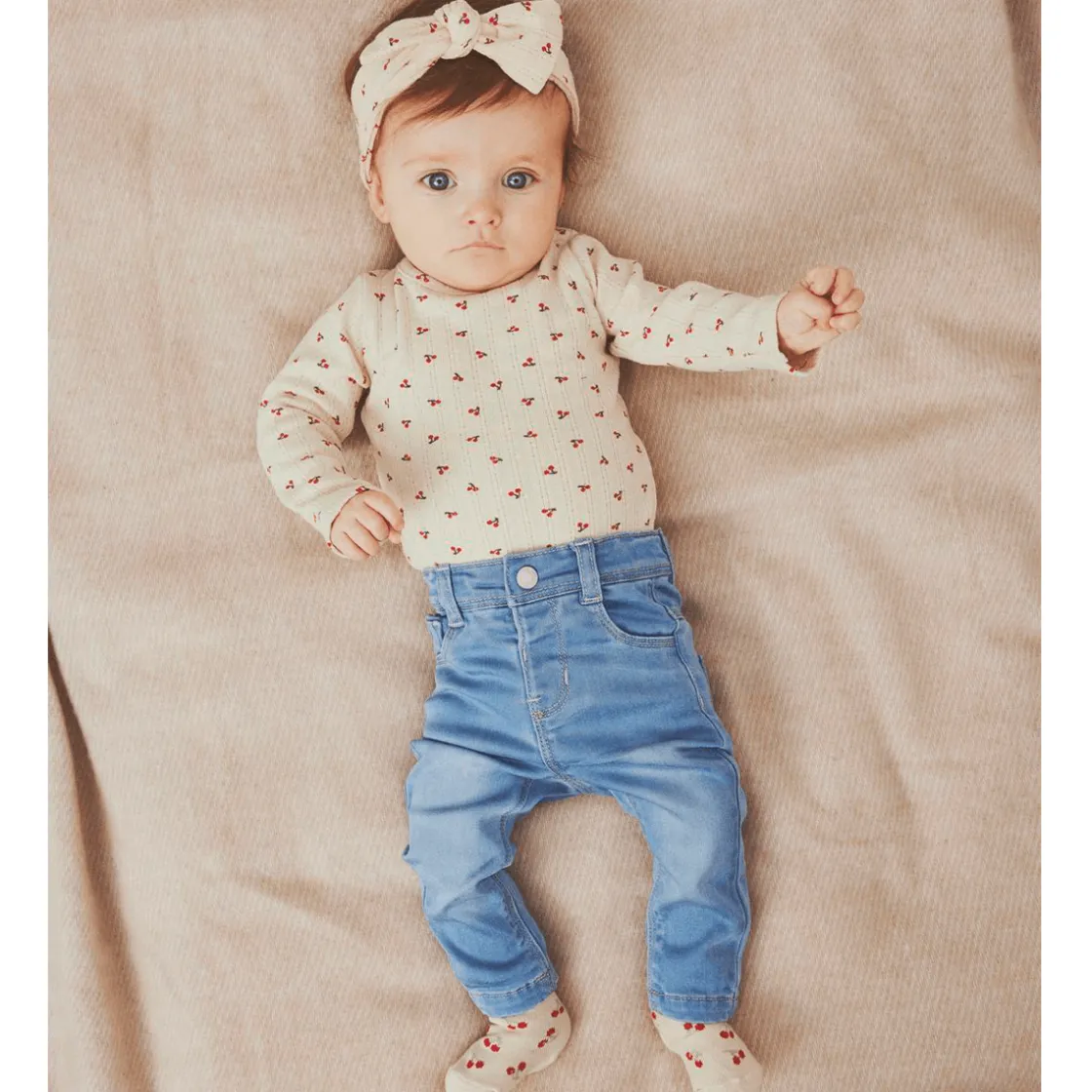 Hot Nbfsalli Slim Jeans til baby, Light Blue Denim Bukser & Tights Baby Jente | Bukser Baby Gutt