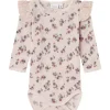 Hot Nbfwang Needle body i ull m/volanger, Lilac Ash Ullbody Og Ullgensere Baby | Ullbodyer Baby Jente