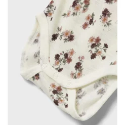 Hot Nbfwang Needle body i ull m/blomster, Snow White Ullbody Og Ullgensere Baby | Ullbodyer Baby Jente