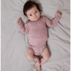 Outlet Nbfwang Needle body i ull, Purple Dove Ullbody Og Ullgensere Baby | Ullbodyer Baby Jente