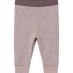 Fashion Nbfwuppo leggings i ull/bomull, Purple Dove Ullbukser Baby | Ullbukser Gutt 3-10 År