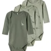 New Nbmbody Dino 3-pack body, Agave Green Bodyer Baby Jente | Bodyer Baby Gutt